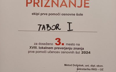 Tekmovanje v znanju prve pomoči